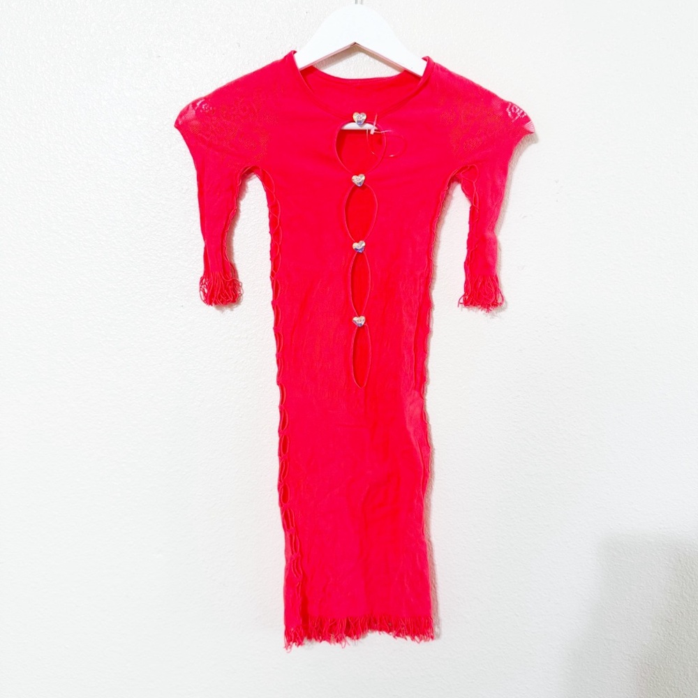 NEW Poster Girl The Miranda Mini Dress in Chilli Viral Blogger Fav Dress O/S - Picture 12 of 16